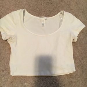 White Crop Top
